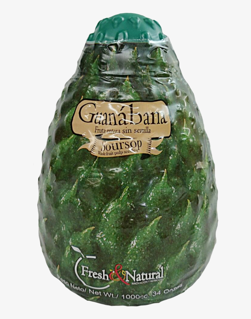 Soursop Pulp 1200 Gram Bottle, transparent png #6063324