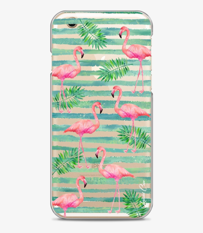Coque Iphone 6plus/6splus Tropical Watercolor Striped - Iphone 6s, transparent png #6063750