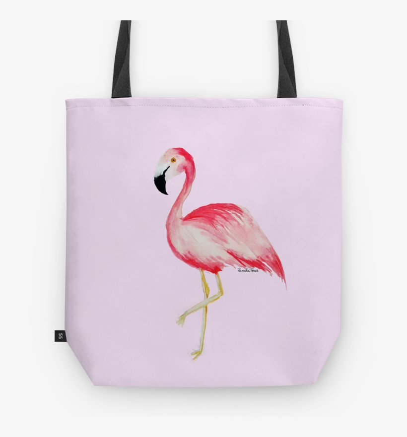 Bolsa Flamingo De Renata Torresna - Shrimp Wallpaper Tumblr Flamingo, transparent png #6063804