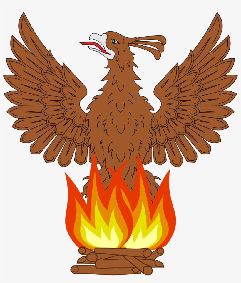 File - Heraldic Phoenix - Svg - Double Headed Eagle Png, transparent png #6063894