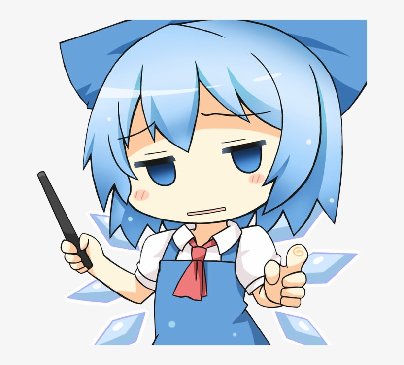 Cirno-sensei - Cute Cirno, transparent png #6064548