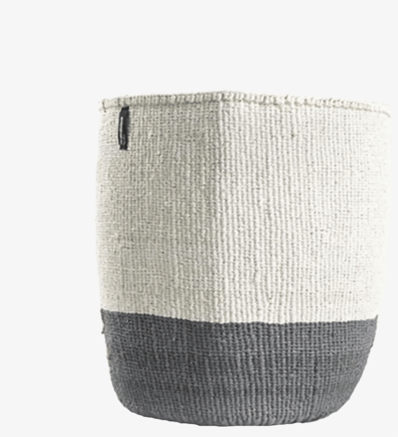 Basket Canasta De Sisal Y Plástico - Mifuko Kiondo Korb Streifen, transparent png #6064811