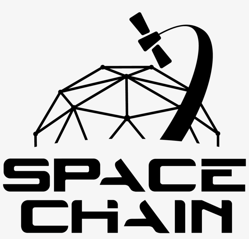 Black And White Collection Of Free Courtesied - Spacechain Logo, transparent png #6066473