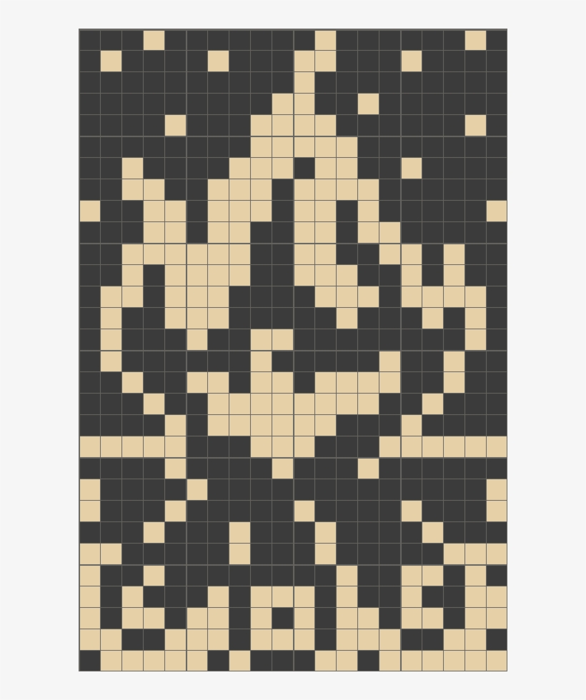 Solution For Original Crossme Level - Nonogram, transparent png #6067784