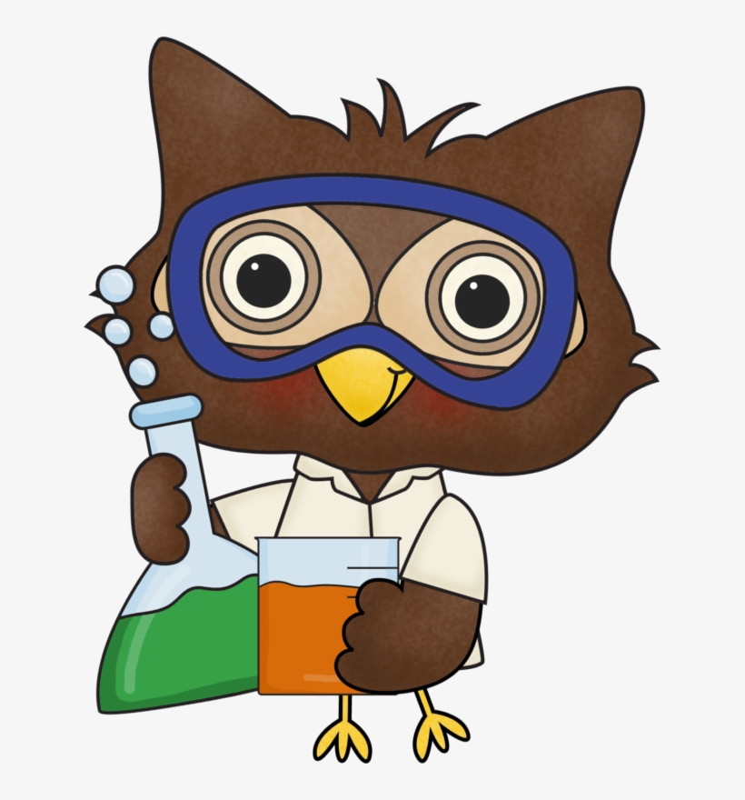 Cheerleader Clipart Owl - Science Owl Clipart, transparent png #6067854