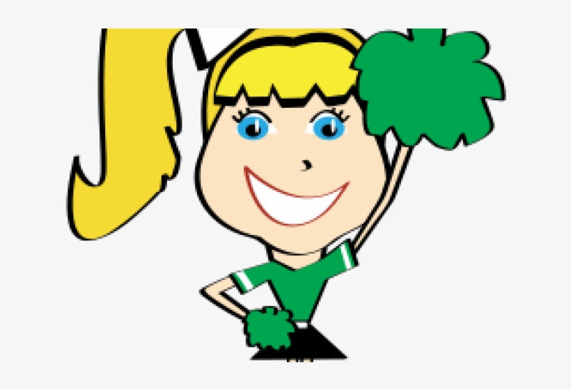 Cheerleader Clipart Happy Birthday - Cheerleading, transparent png #6068212