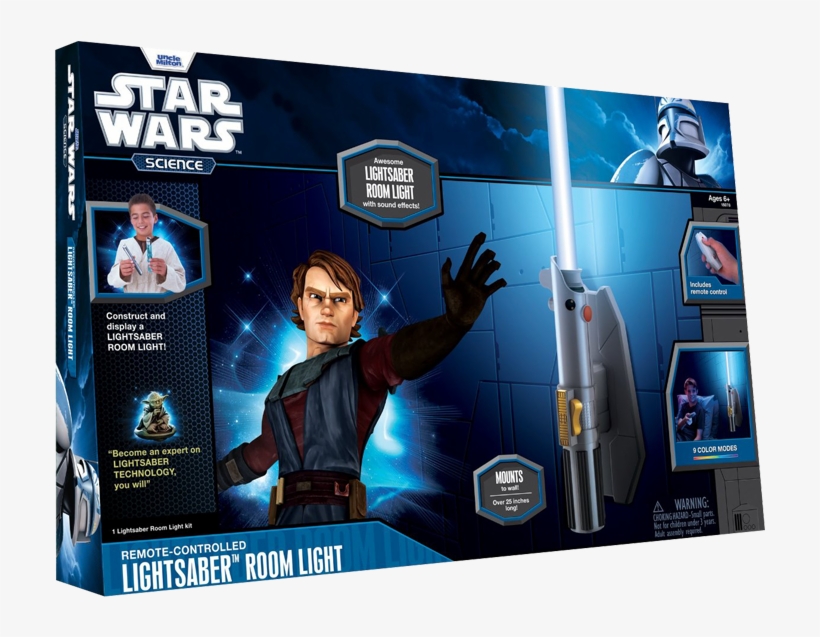 Star Wars Deluxe 8-color Lightsaber Room Light - Milton Star Wars Rc Lightsaber Room Light, transparent png #6069590