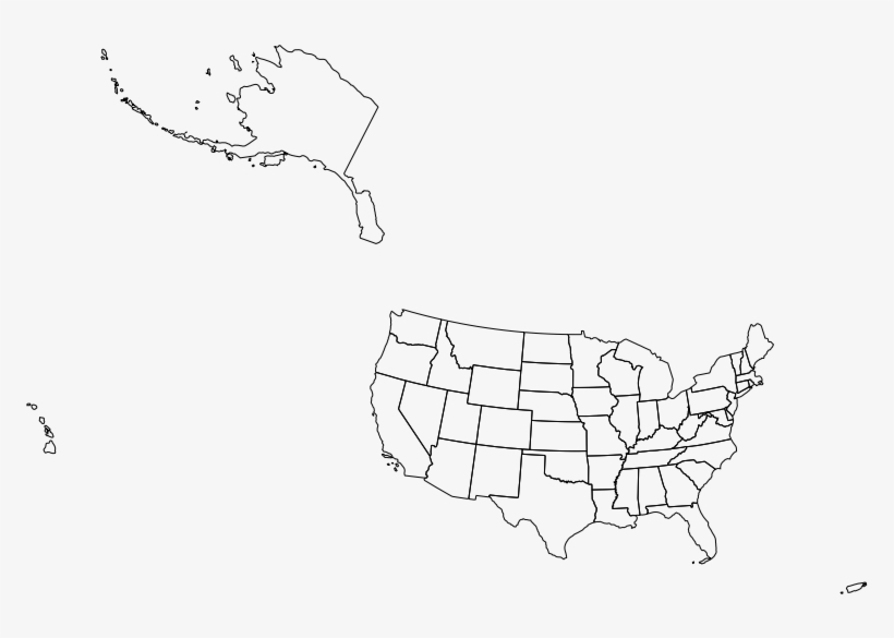 Census Bureau - Roylco Inc. R-52027 40.5"x60" Usa Collage Map, transparent png #6070459