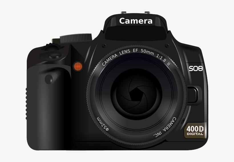 Camera, Digital, Portable, Cam, Photography, Lens - Digital Camera Clip Art, transparent png #6071596