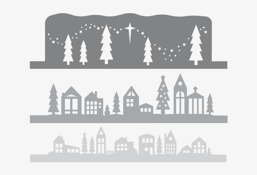 Use Your Cricut Explore To Cut This Beautifully Detailed - Winter Paper Cut Out, transparent png #6071692