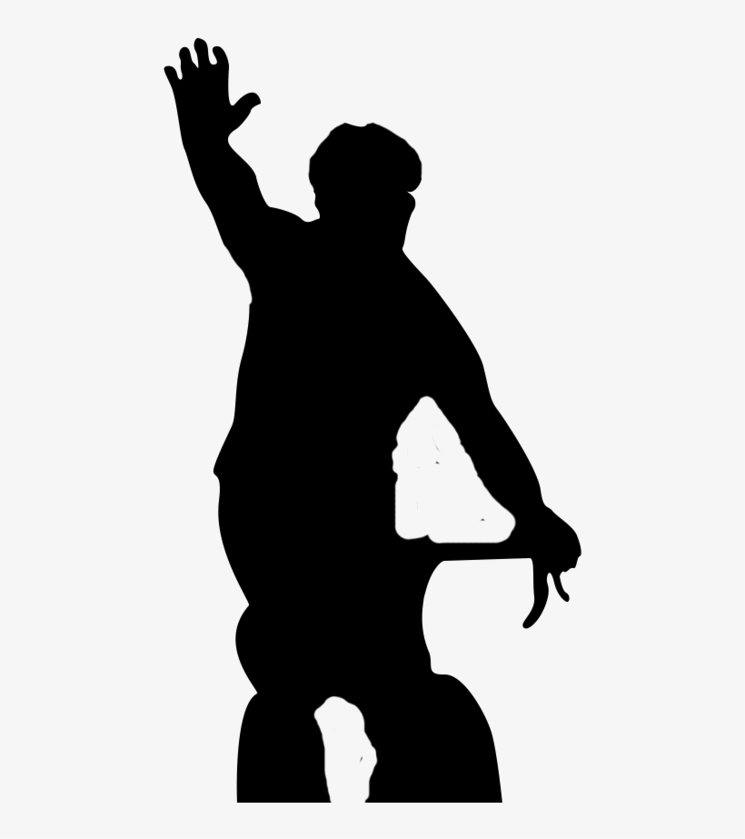 Skateboard Silhouette Png, transparent png #6075441