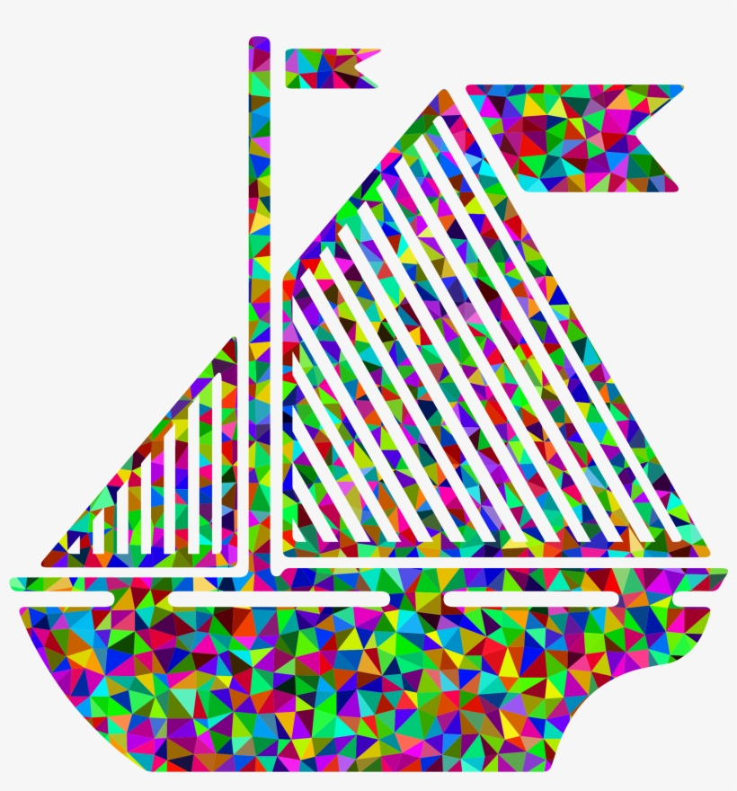 This Free Icons Png Design Of Low Poly Prismatic Sail, transparent png #6075451