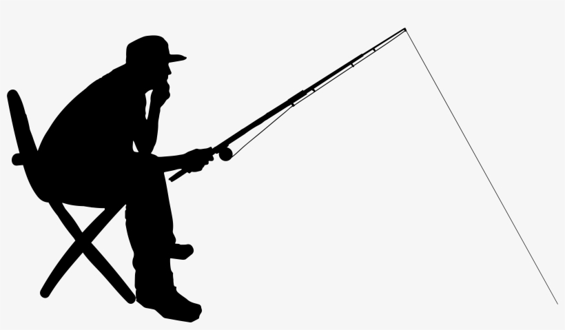 Fisherman Silhouette Transparent Png, transparent png #6075545