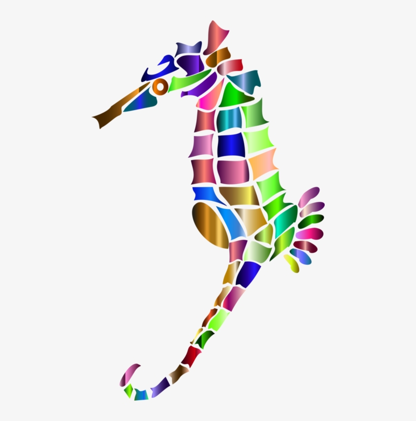 Computer Icons Line Art Silhouette Great Seahorse - Clip Art, transparent png #6076089