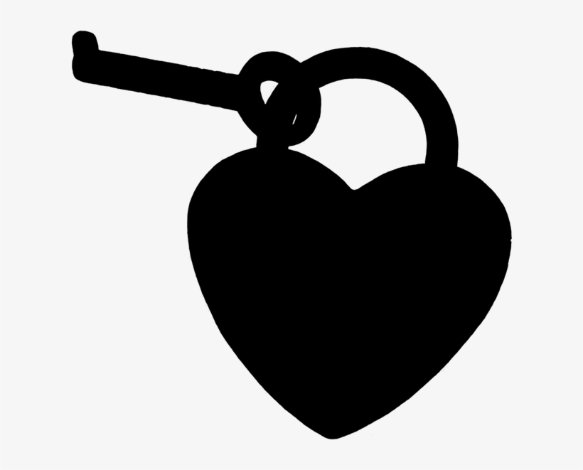 Key To The Heart Silhouette Black Love - Stock.xchng, transparent png #6076208