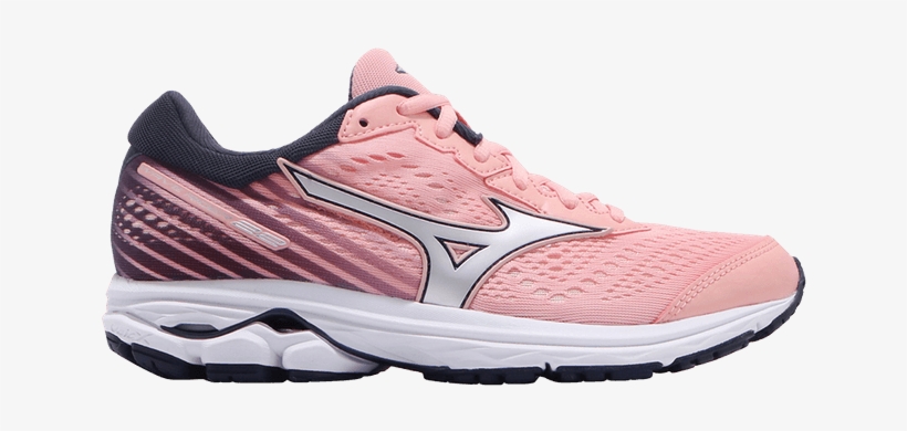 Wmns Wave Rider 22 'pink' - Mizuno Wave Rider 22 Womens Running Shoes, transparent png #6077127