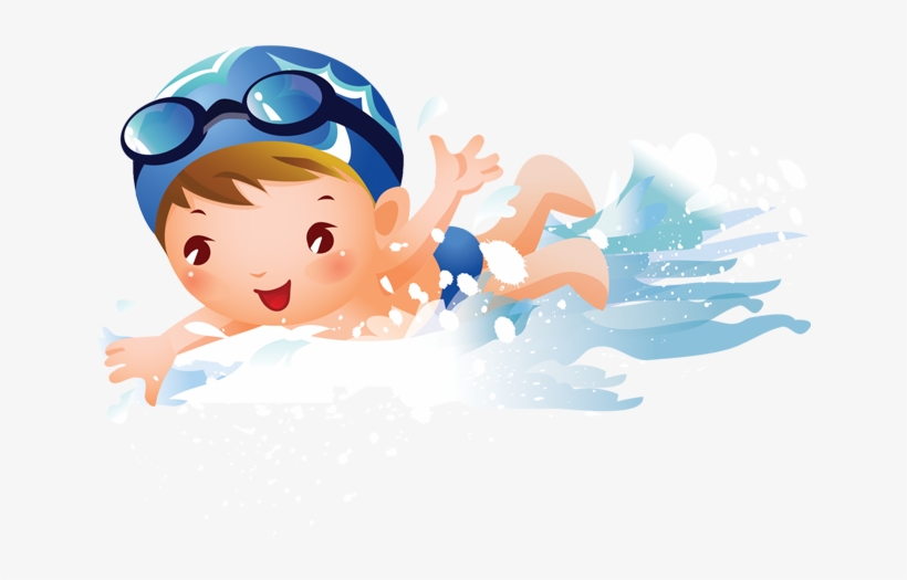 Svg Transparent Library Child Clip Art Transprent Png - Swimming Boy Clip Art, transparent png #6077259