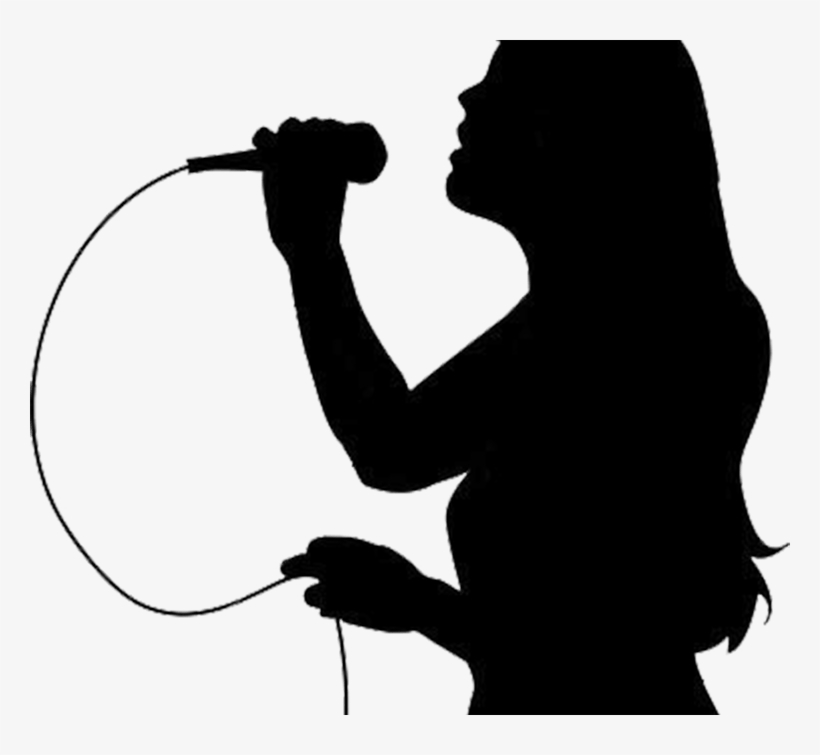 Singing Silhouette, transparent png #6077706