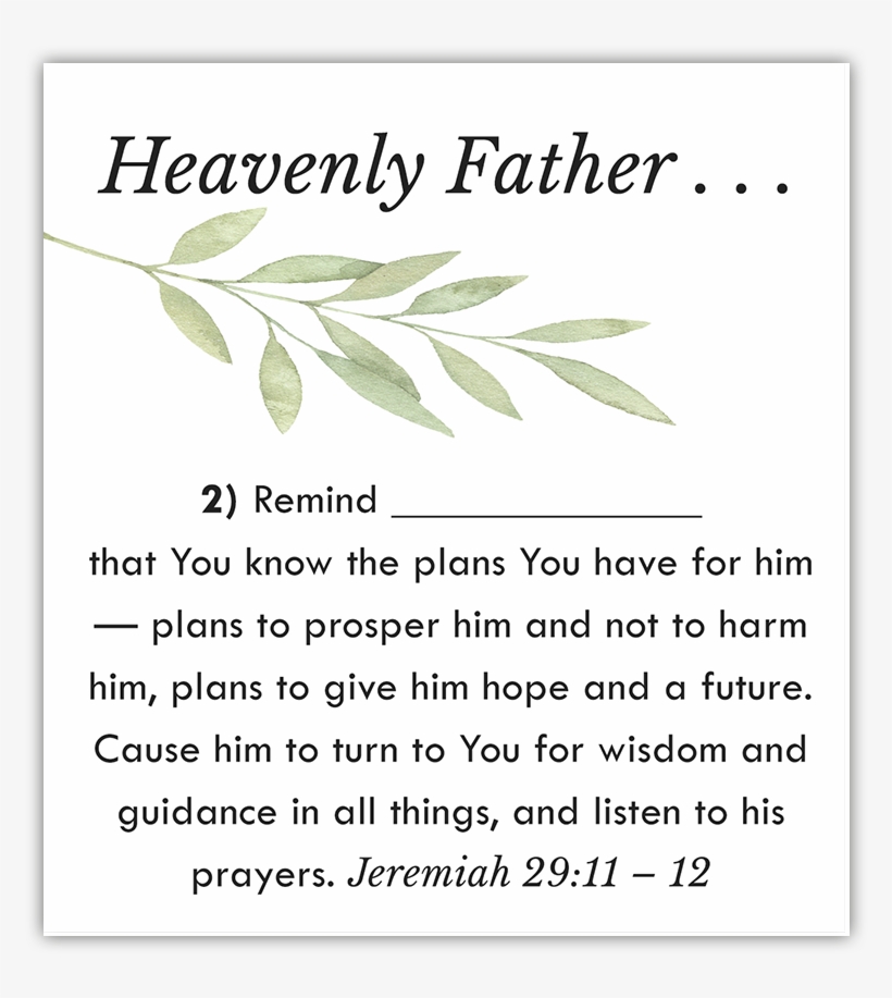 As A Bonus, We've Included 10 Prayer Principles Containing - Prayer For Parents, transparent png #6077710