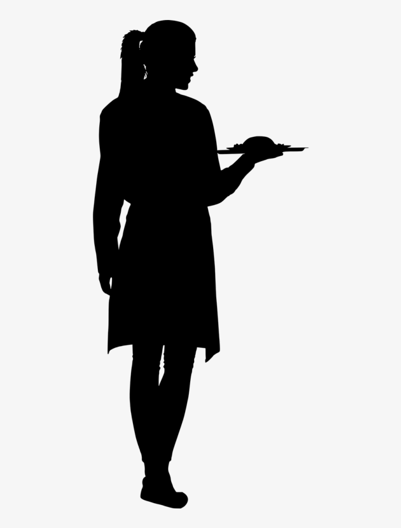Woman Cooking Silhouette Png, transparent png #6078641