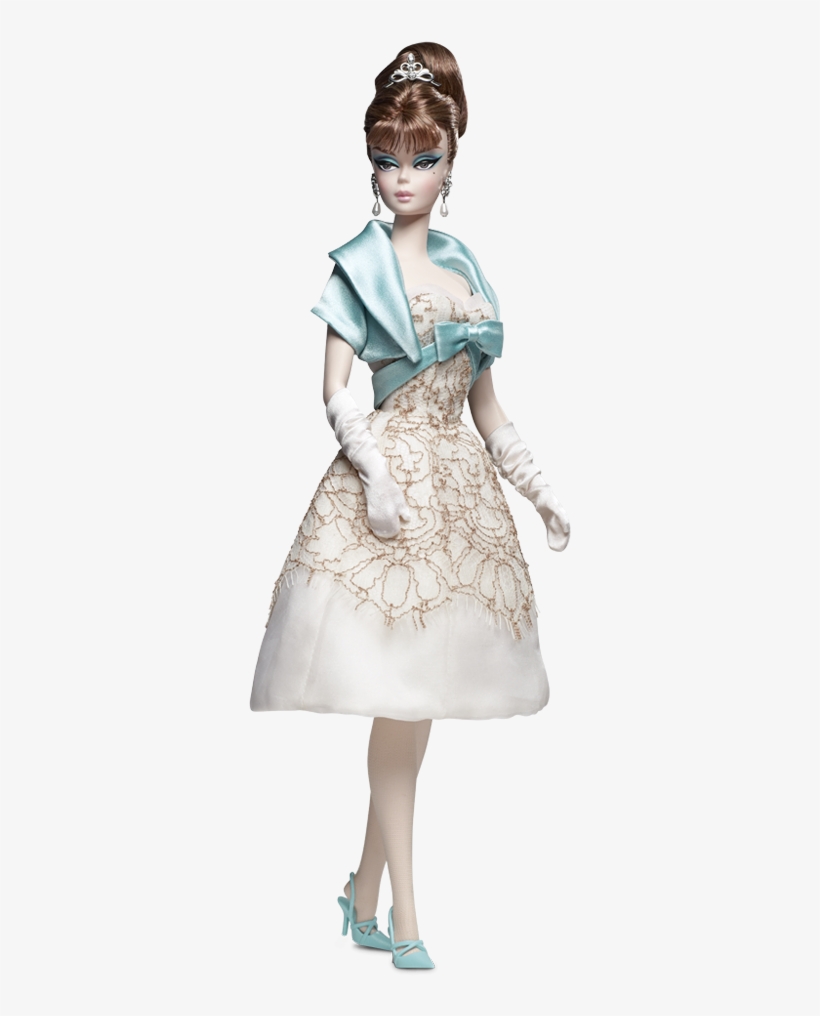 Celebrate In Style With This Frothy Ivory Party Dress - Barbie In Party Dress, transparent png #6079911