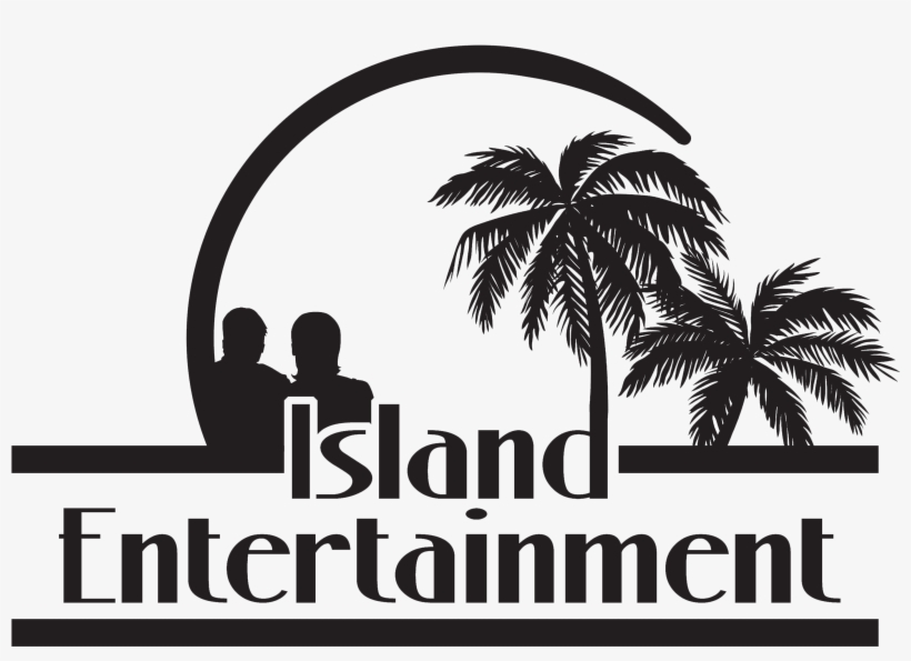 Island Entertainment Kc - Black Palm Trees Clipart, transparent png #6080656