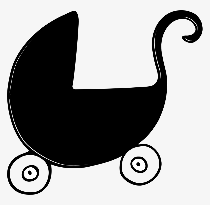 Celebrity - Baby Carriage Vector Clipart, transparent png #6081050