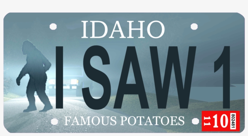 Funny Idaho License Plates, transparent png #6081268