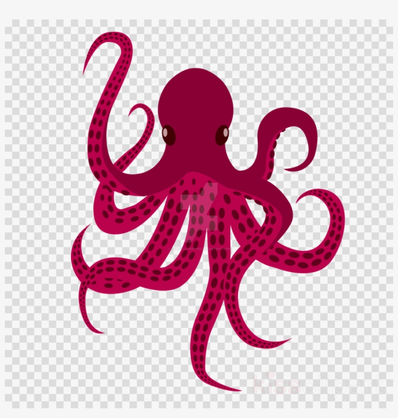 Octopus Silhouette Drawing Clipart Octopus Silhouette - Silhouette Octopus Transparent Background, transparent png #6082105