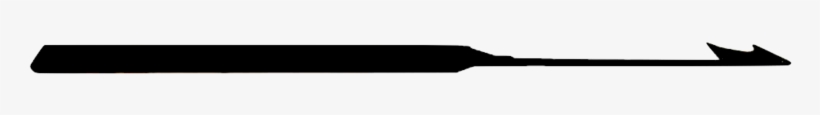 Black Harpoon Silhouette - Oar, transparent png #6082219
