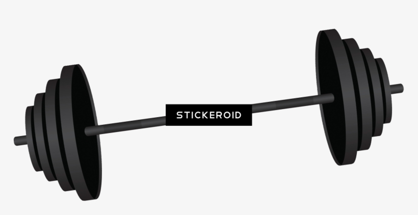 Barbell Sport - Clip Art, transparent png #6083076