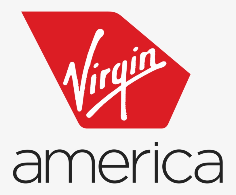 Virgin America Logo Png Clipart Transparent Library - Virgin America Airlines Logo, transparent png #6084039
