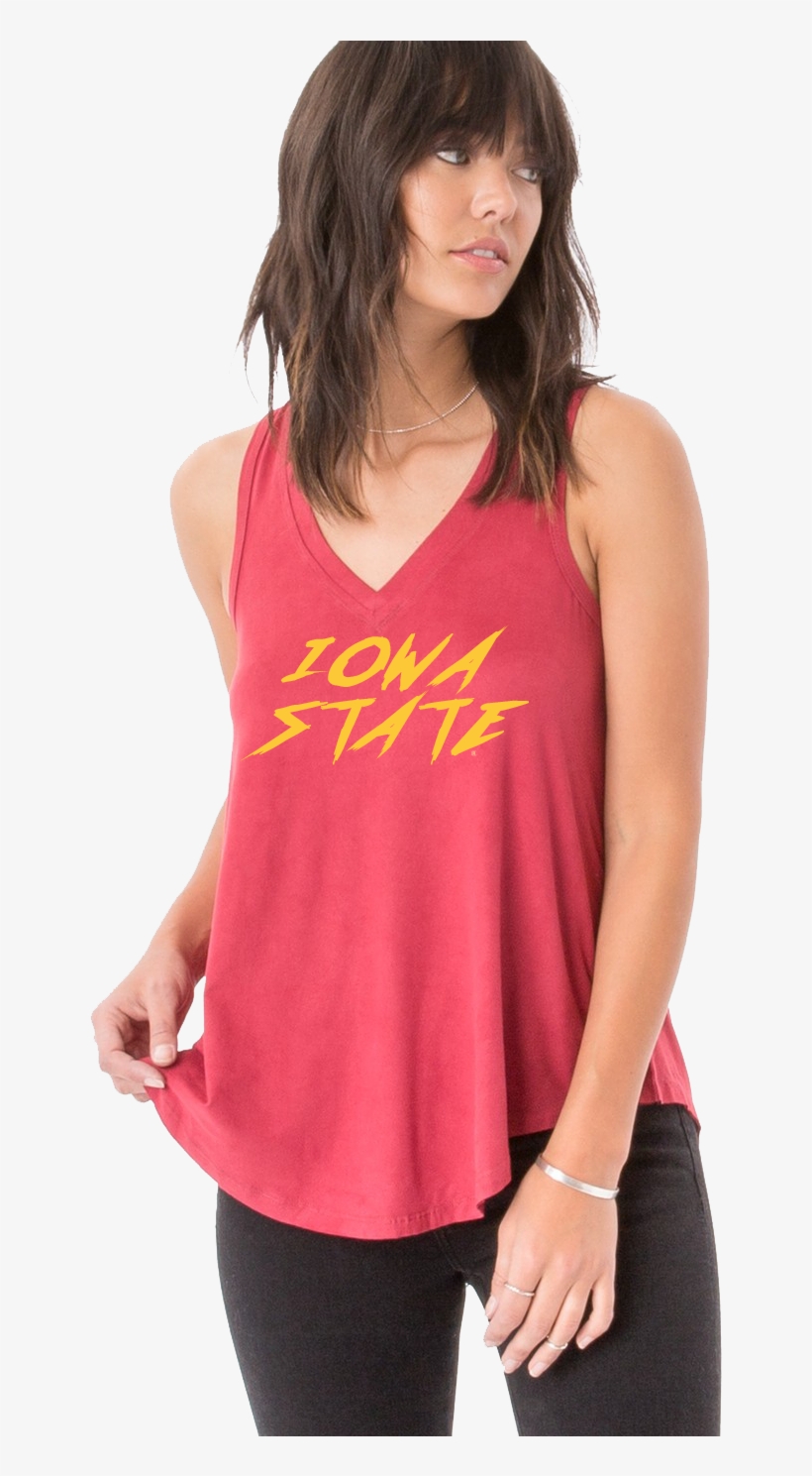 Iowa State University Women's 80's Faux Suede Swing - Miami, transparent png #6084171