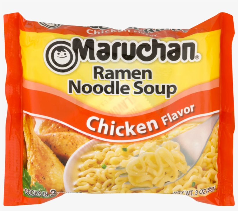 Maruchan Ramen Noodle Soup Chicken Flavor, 3 Oz - Maruchan Ramen Noodle Soup, Chicken Flavor - 3 Oz Packet, transparent png #6086551