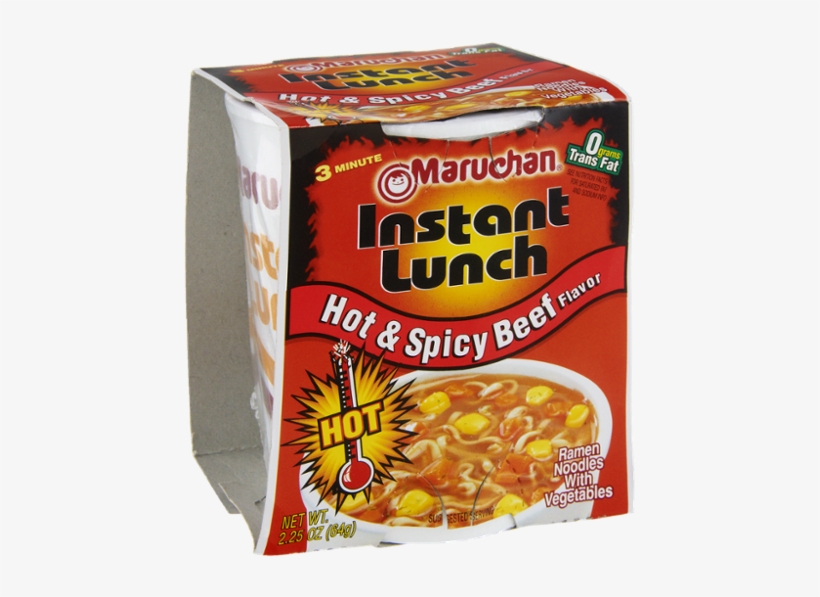 Hot And Spicy Beef Ramen Noodles, transparent png #6086600
