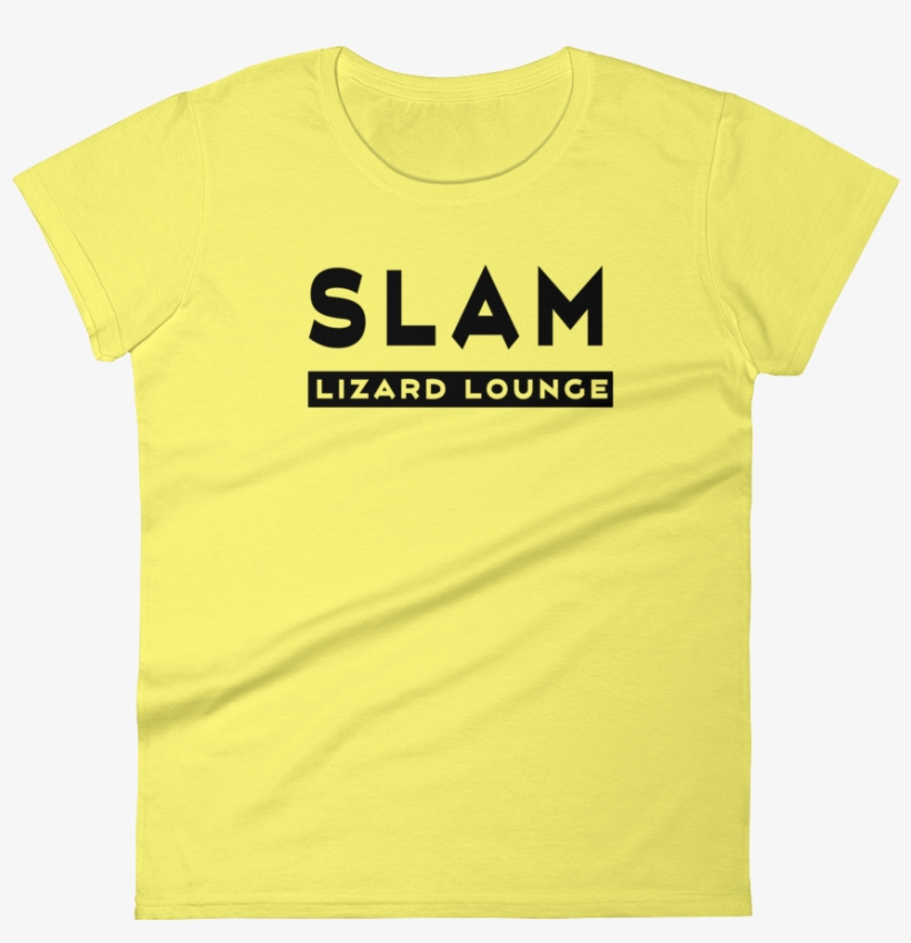Slam T-shirt Women Yellow - T-shirt, transparent png #6086809