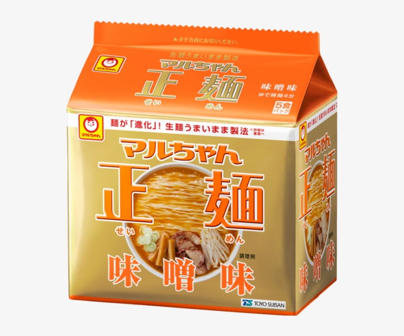 Japanese Foods, Japanese Noodles, Pack Ramen, Ramen - Maruchan Seimen Miso Aji 5p, transparent png #6086991