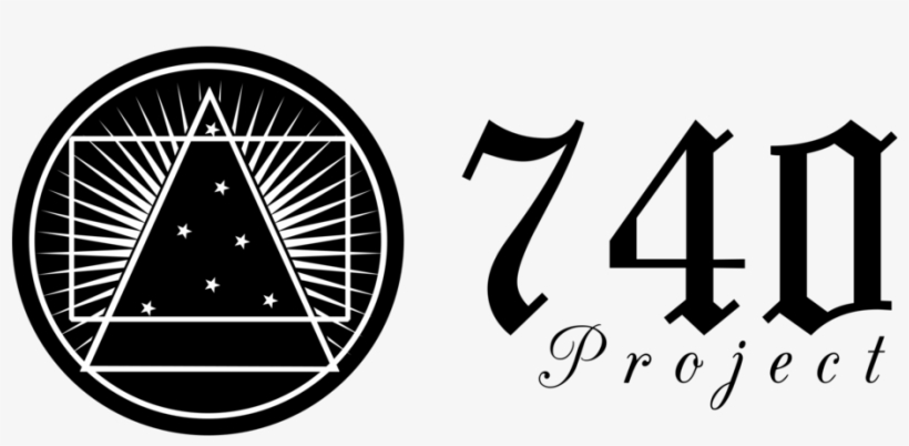 740logo Black Transparentbackground, transparent png #6087521