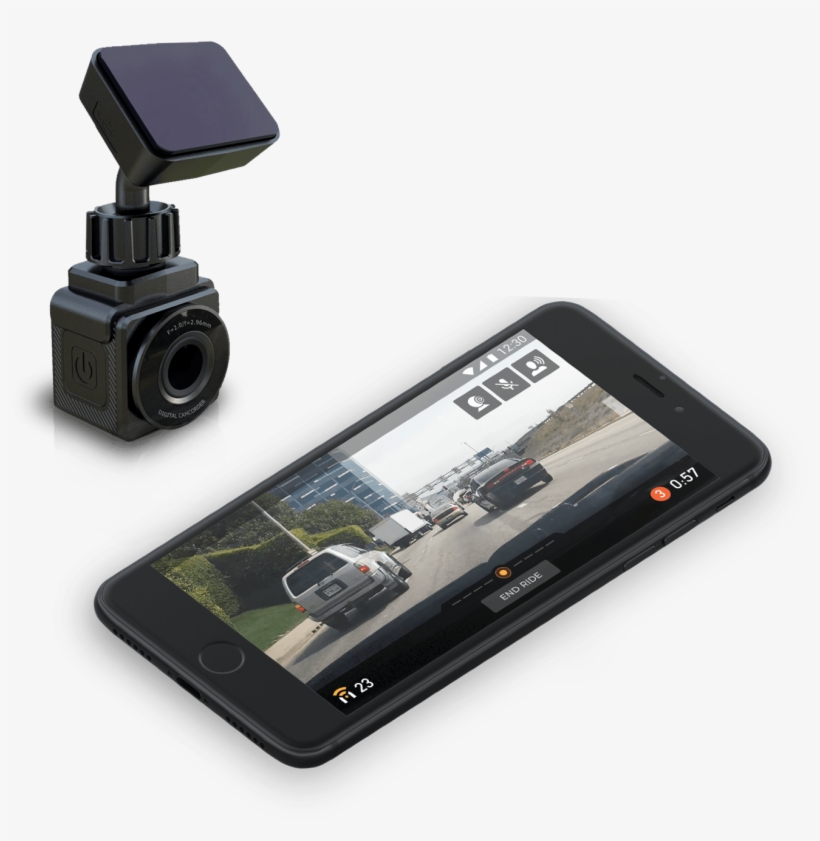 Camera Phone Image - Kapture Kpt-910 Dlx Series In Car Dash Cam With Gps, transparent png #6087681
