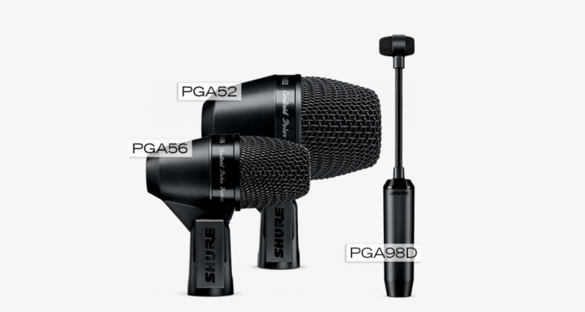 Pga-drum V4 - Shure Pga52 - Dynamic Microphone For Kick Drum, transparent png #6089246