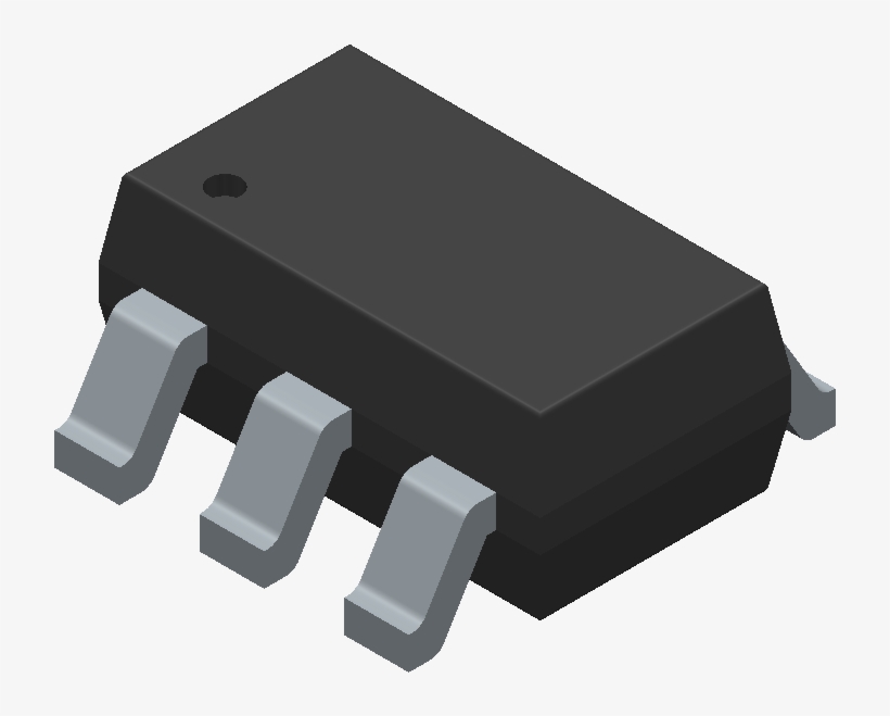 Lm7101g Gtr - Rohm Semiconductor - 3d Model - Sot23 - Sop8 Png, transparent png #6091810