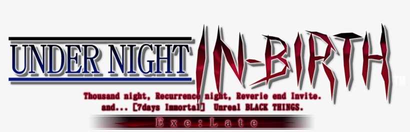 Fighting Games Have Existed For Quite Some Time In - Under Night In-birth, transparent png #6092556