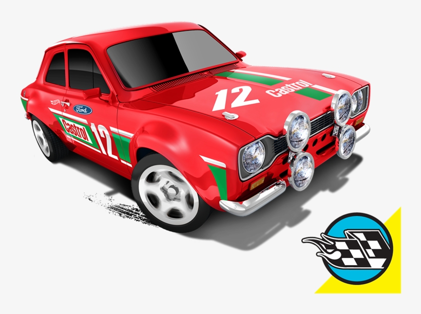 Hot Wheels 70 Ford Escort Rs1600 - Hot Wheels 2016 #185 70 Ford Escort Rs1600, transparent png #6093603