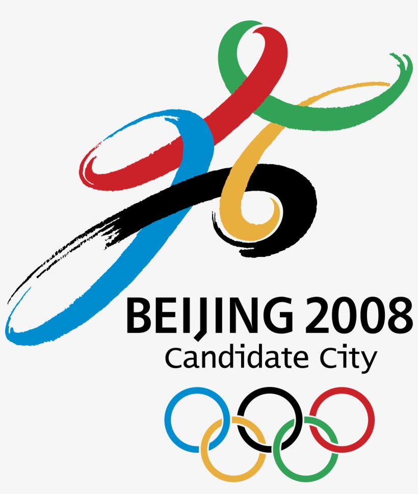 Beijing Olympic 2008 Logo Png Transparent - Beijing 2008 Olympic Flag, transparent png #6094383