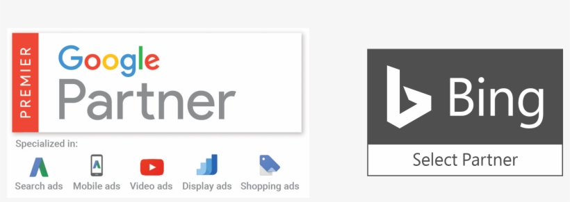 Topspot Premier Google Partner & Bing Select Smb Partner - Google Premier Partner Logo Vector, transparent png #6095145