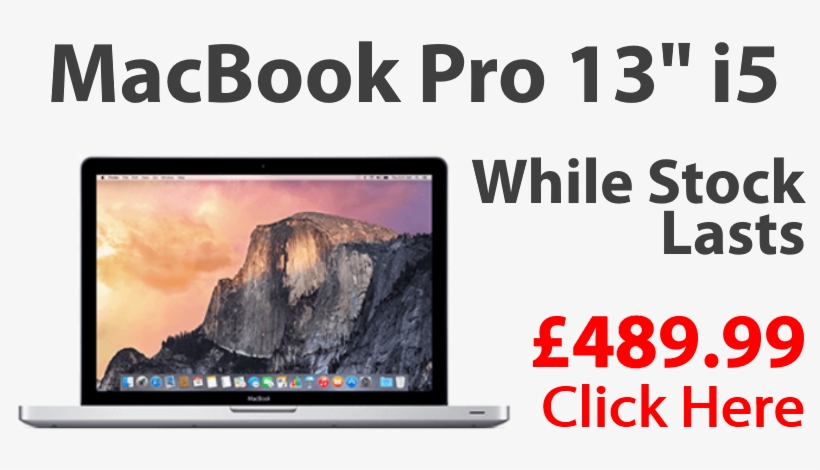 Macbook Pro 13" I5 £489 - Apple Macbook Air 13.3 Z0rj000f6 Core I5 Laptop, transparent png #6097257