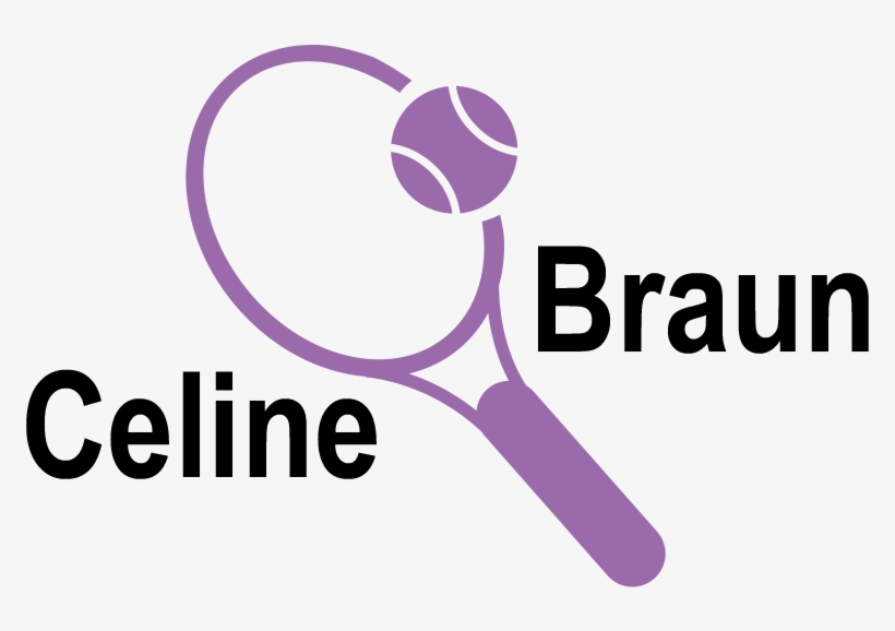 Celine Braun Logo - Raqueta De Tenis Para Colorear, transparent png #6097518