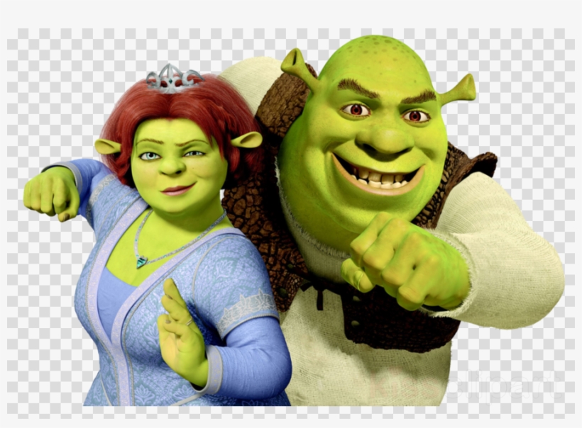 Shrek & Fiona Clipart Princess Fiona Shrek The Musical - Shrek And Fiona, transparent png #6097698