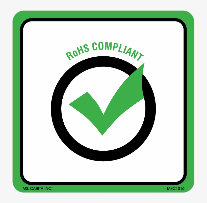 Rohs Compliant Labels - Ms. Carita, Inc., transparent png #6099515