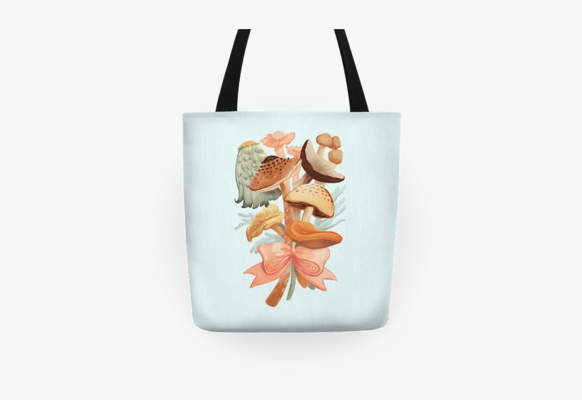 Bouquet Of Mushrooms Tote - Bouquet Of Mushrooms Tote Bag: Funny Tote Bag From, transparent png #610013